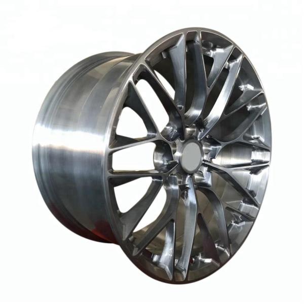 Forged wheel brush grey color alu wheels 9x18 5x150 pcd alloy wheel rim for land cruiser