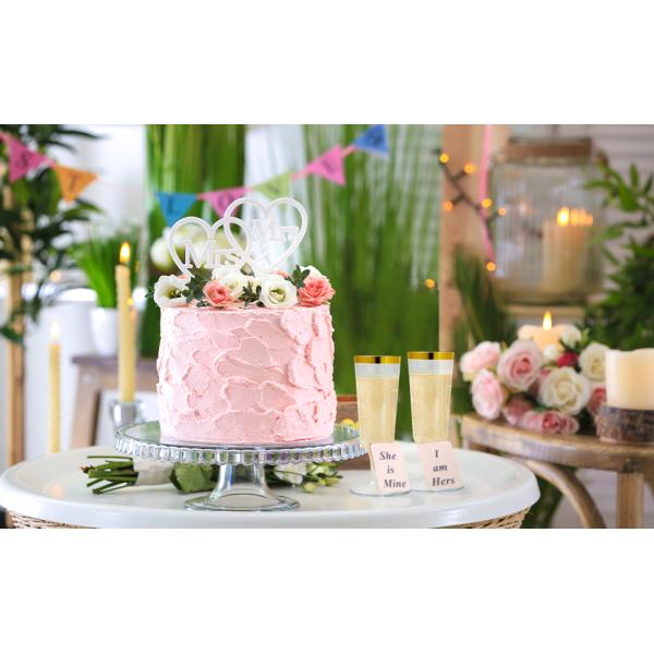 Gold Rim Plastic Champagne Glasses Perfect For Wedding, Thanksgiving Day, Christmas Champagne Flutes Disposable