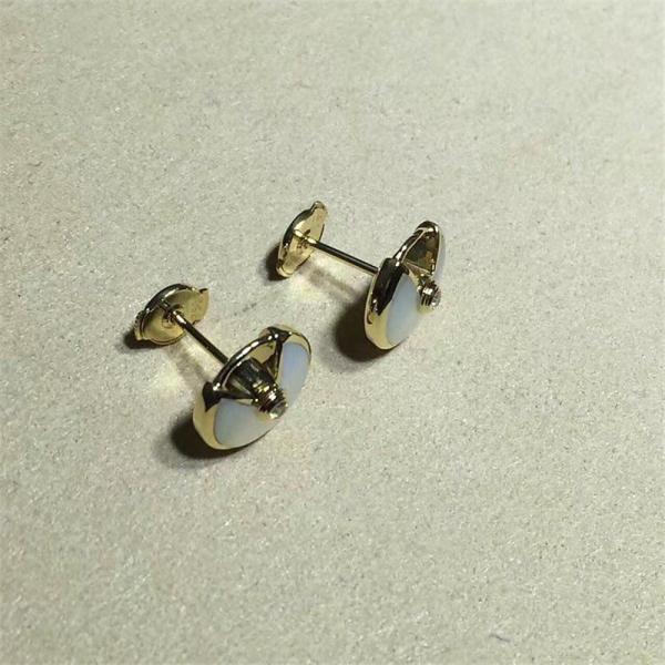 C Amulette errings 18k gold  white gold yellow gold rose gold diamond earring  Jewelry factory in Shenzhen, China
