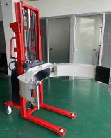 360 graus 500kg 2000mm 2m Semi-Electric Roll Stacker com pinça e regulador de pressão