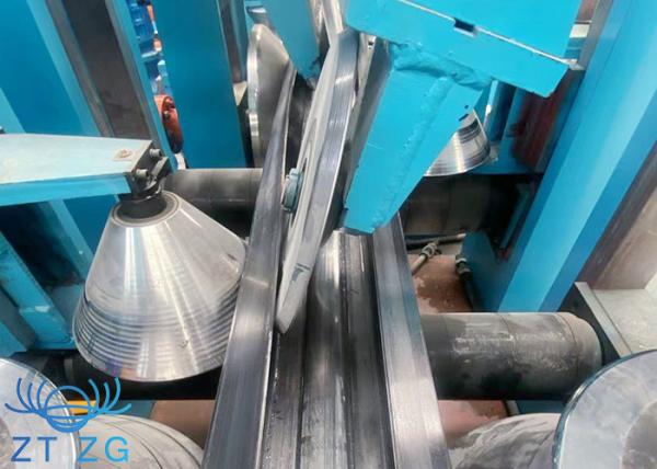 Blue Galvanized Steel Pipe Rail Tube Direct Square To Square Pipe Mill