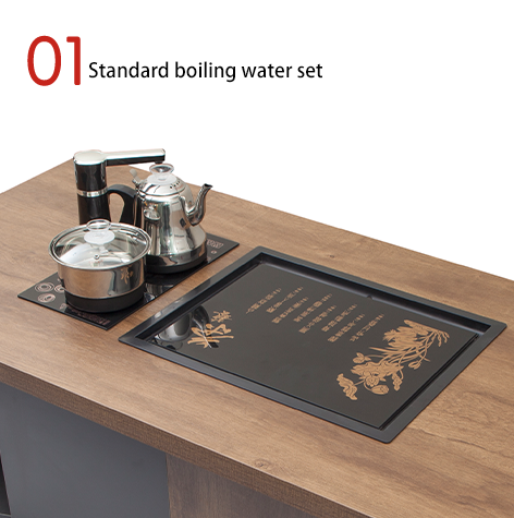 Support customization Ergonomic Office Furniture Myidea Office Coffee Table with Tea Tray and Kung Fu Tea Table Free Shipping
