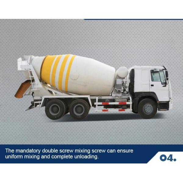 Hydraulic Pump Used Concrete Mixer Truck , 8cbm 10cbm Used Cement Mixer Truck