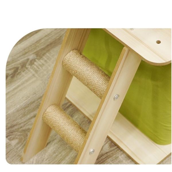 Customization Modern Pet Scratcher Design Large Green Cat Tree for Estimated Delivery Time