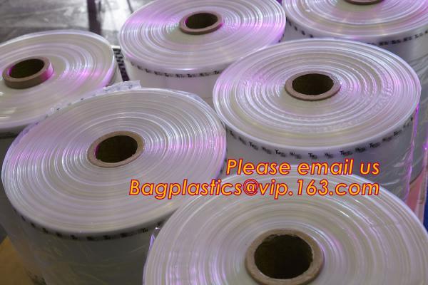 Dry clean perforated clear poly plastic garment/laundry/clothing bags on a roll clothing storage