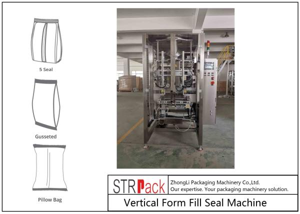 50g - 1500g Pillow Bag Packaging Machine |1L Edible Oil Packaging Machine With Piston Filler For Viscous Liquid