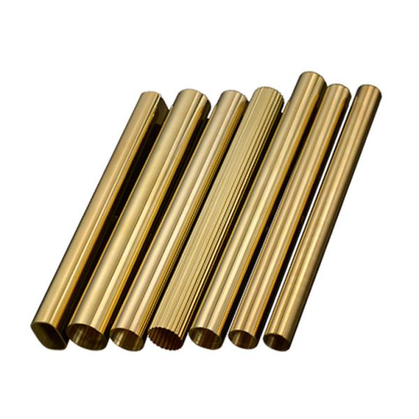 ASTM Seamless Copper Pipe 3mm Large Diameter 1050 Brass Tube
