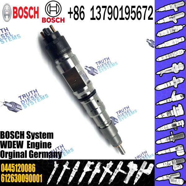 0445120086 Injector Common Rail Injection 0 445 120 086 265 266 127 Diesel Oil Injectors For Bosch Dci11-MS6.3/ZD30K