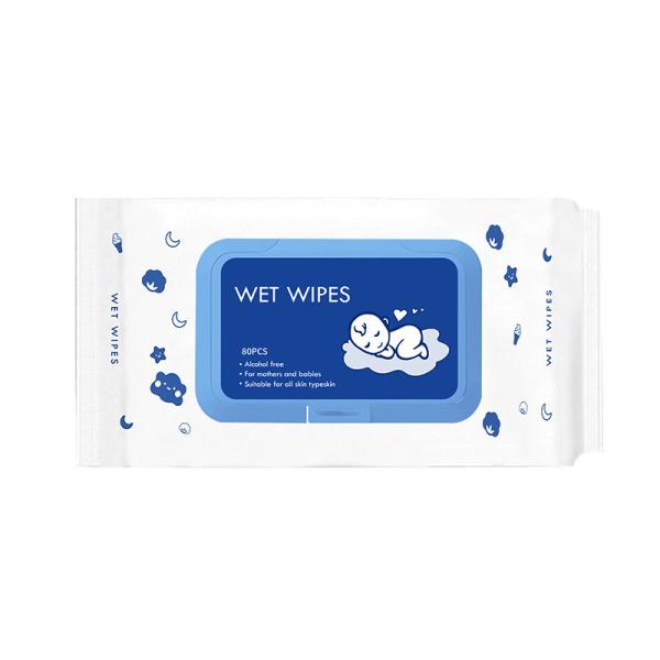 Toddlers Antibacterial Wet Wipes Eco Friendly Wet Wipes Family Pack