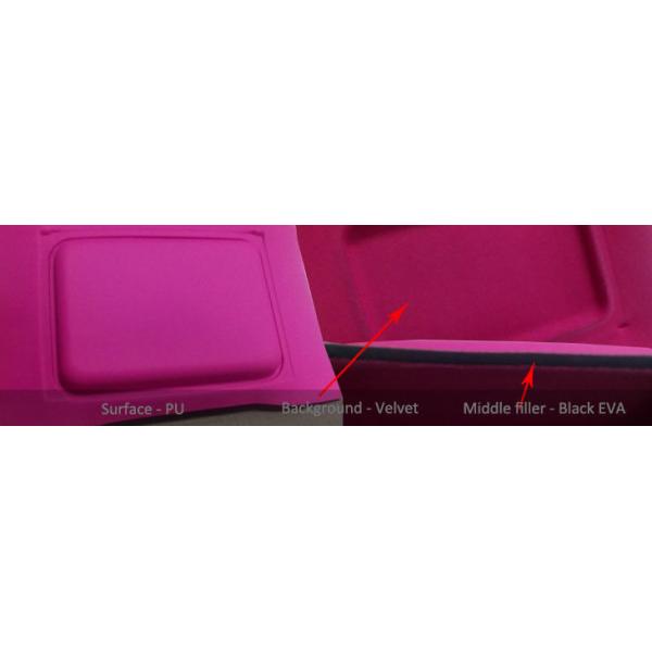 Красный случай скорой помощи ЕВА с логотипом рукоятки для переноски и вышивки PU