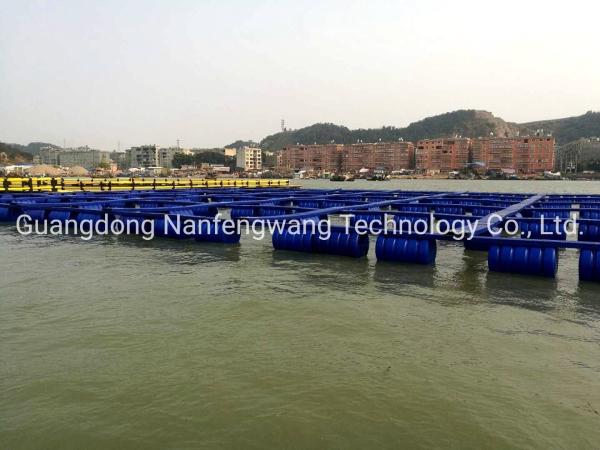 Flexible Floating Fish Cage HDPE Pontoon Cubes For Deep Sea Ocean
