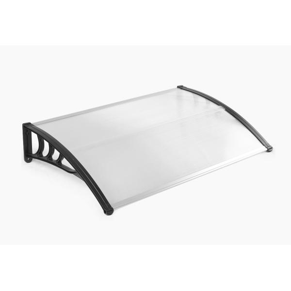 Waterproof Polycarbonate Patio Canopy , PC Door Canopy Awning Ain Shelter