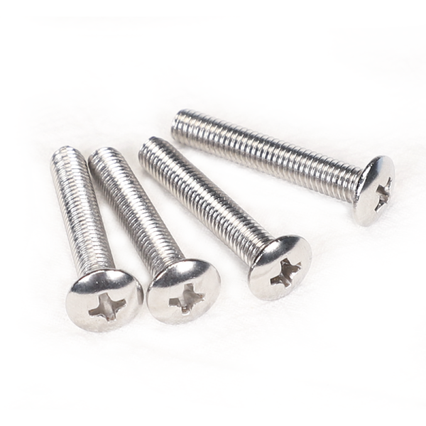 201 stainless steel flat head screw, mushroom head, cross recessed machine screw, large umbrella head bolt, M3/M4/M5/M6