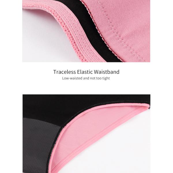 S-4XL Plus Size Leak Proof Underwear 4 Layer High Absorbency Menstrual Panties