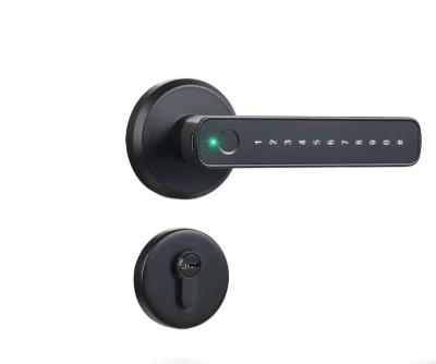 USB Charging Intelligent Fingerprint Biometric Key Card Lock Bedroom Smart Door Lock