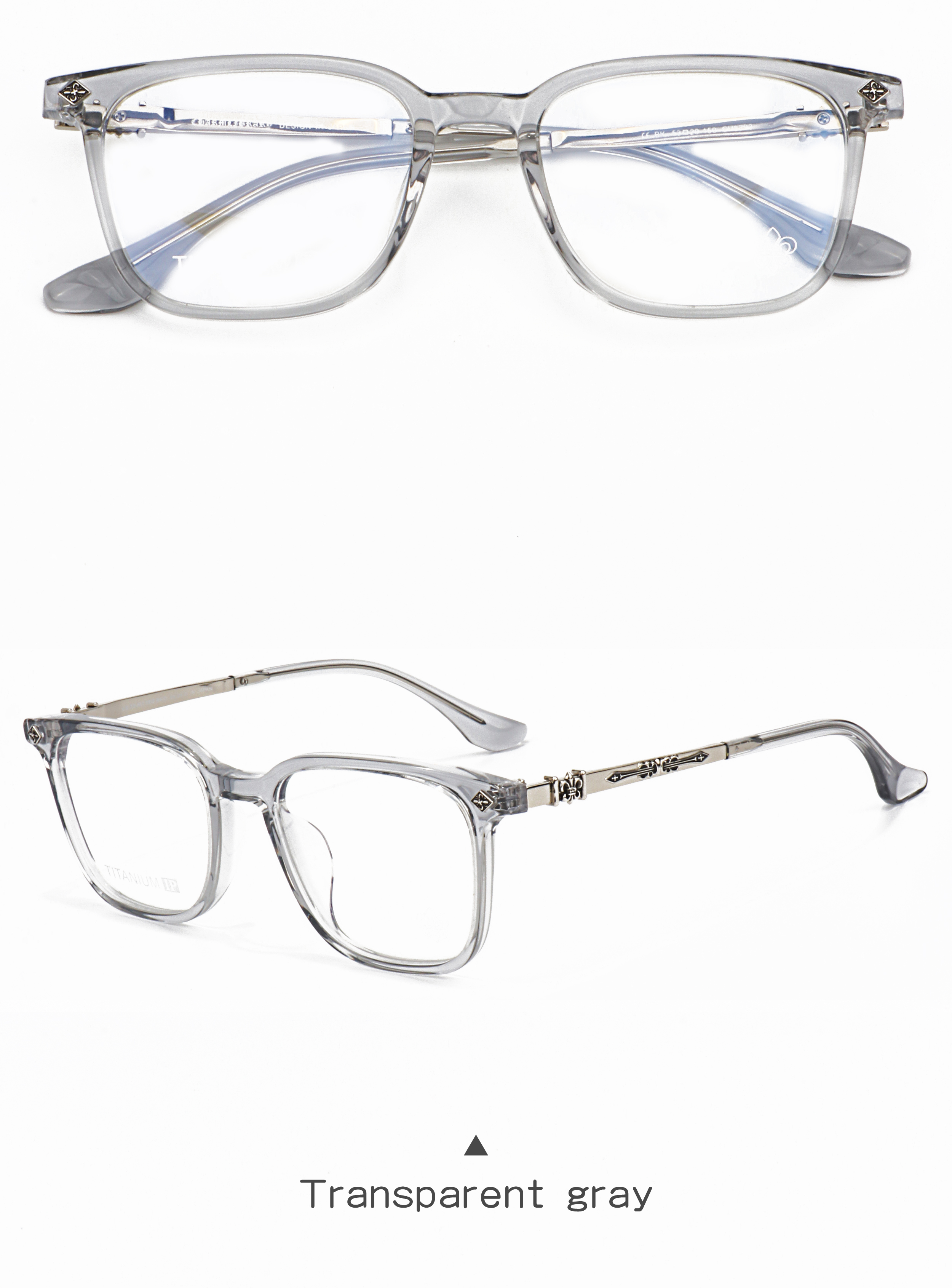 8293 Spec Premium Classic Hot Black Transparent Grey Tea Women Men Prescription Presbyopia Luxury Brand Glasses Acetate Eyewear