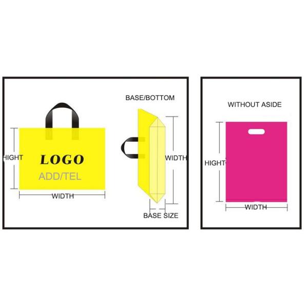 BAGEASE.CN Biodegradable Garment Compostable Shopping Bag Favor Bags, Goody Bags, Merchandise Bags, Halloween Candy Bags