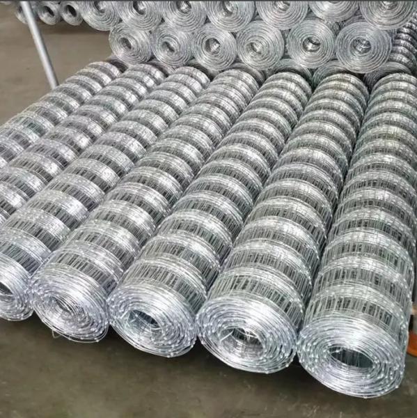 1.2m Width Galvanized Cattle Fence Farm Easy To Install Hinge Joint Fencing