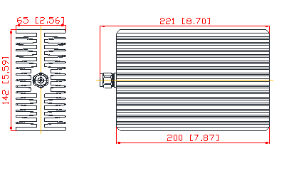 DAS BTS -120dBc 200W Rf Dummy Load 50 Ohm