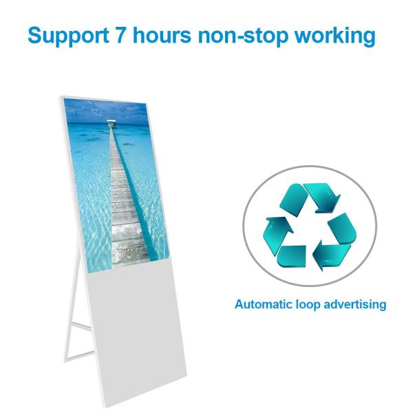 Lcd Digital Poster Kiosk 43 49 55 Inch Indoor Moving Advertising Media Player