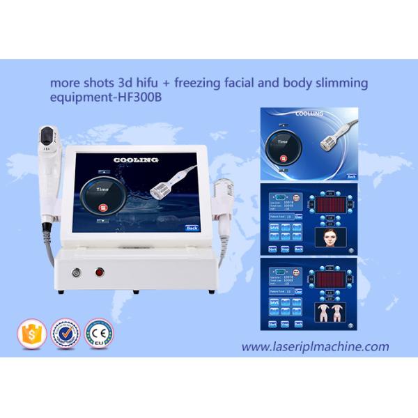 Plus de massage facial et de corps de congélation de machine des tirs 3D HIFU se soulevant formant la machine