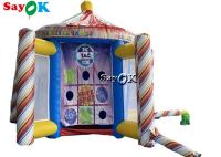 Cabine interativa do jogo do carnaval de Theme Party Inflatable da cerca da barra dos jogos dos esportes de Tarpalin dos jogos infláveis do gramado