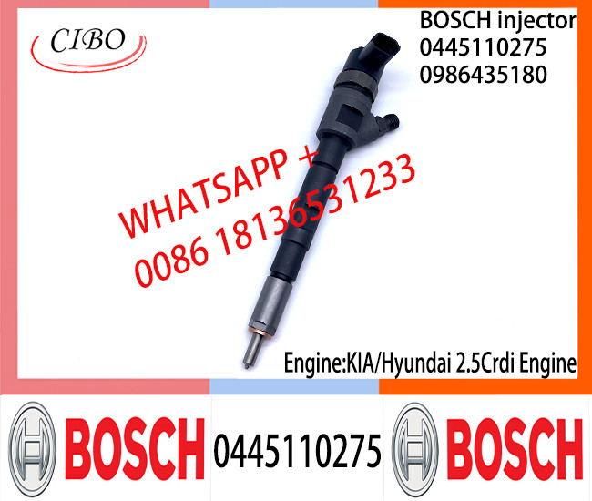 Инжектор топлива 0445110274 0986435180 33800-2A100 injetor 0445110275 BOSCH общий 33800-2A110 для KIA/HYUNDAI 2.5CRDi