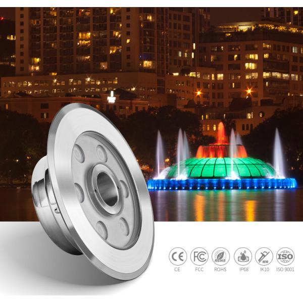 Небольшой подводный фонтан СИД освещает 6W корозию управлением DC 24V DMX512 RGB анти-