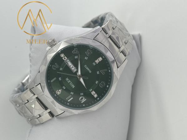 Fabricante relógio de pulseira de aço inoxidável para homens 3ATM impermeável