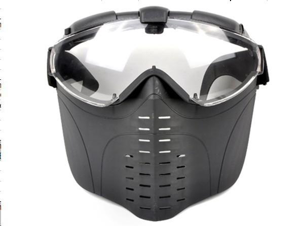 Camo Tactical Combat Helmet Head Protection For Airsoft / Paintball Players