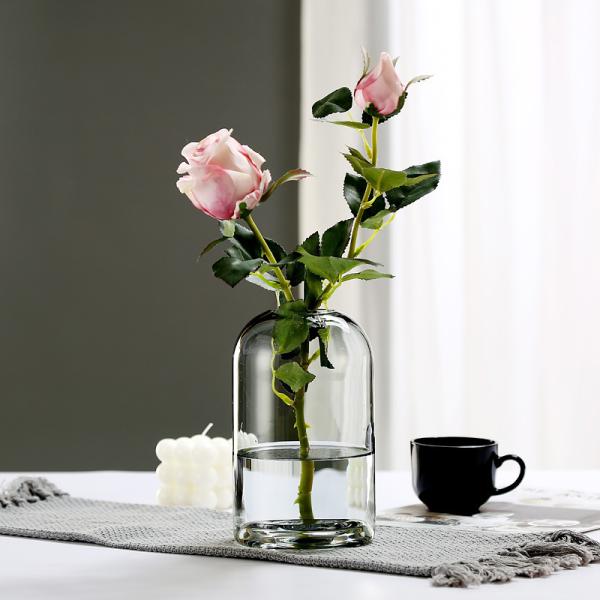Wholesale High Quality Wedding Decorative Clear Glass Vase