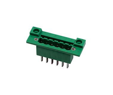 O SN durável do conector 1*06P PA66 do bloco de terminais de 300V 18A chapeou o MERGULHO com a flange