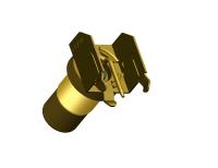 Chapeamento de Jack With Gold Plating Nickel do conector fêmea de RCA01-002 Phono RCA