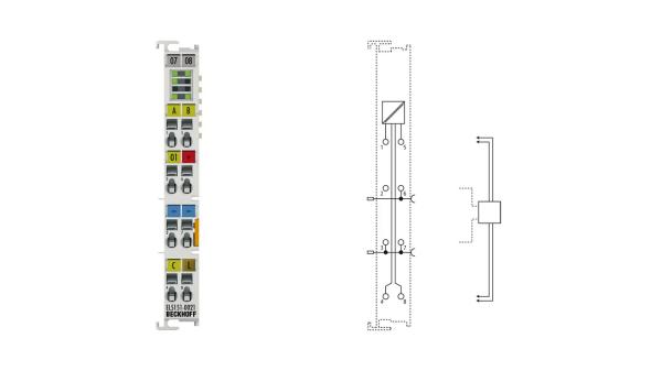 EL5151-0021 Beckhoff EtherCAT Terminal 1 Channel Encoder Interface, Incremental 24 V DC HTL 100 KHz