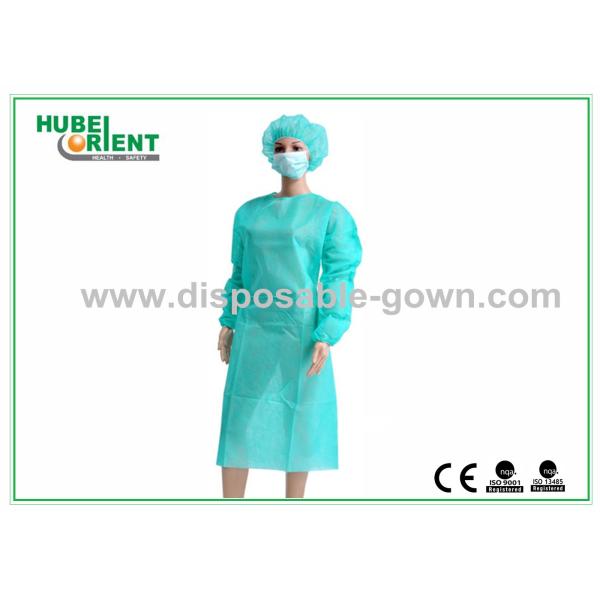 Non Sterilized SMS Disposable Surgical Isolation Gown 18gsm