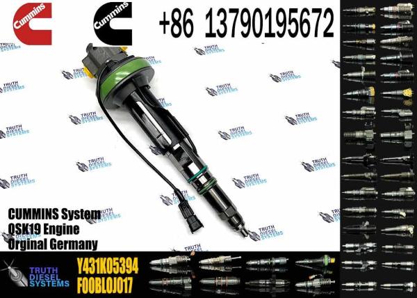 La máquina de KOMATSU con el inyector de combustible del motor QSK Y431K05394 2867149
