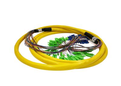 96 núcleos 72 retiram o núcleo modo ótico SC/APC LSZH do cabo de remendo da fibra do único multi