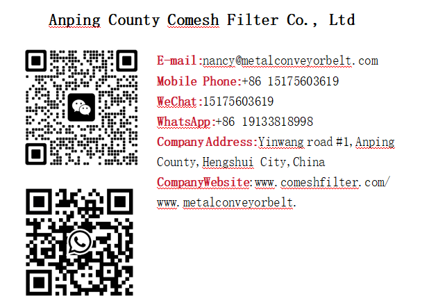 Chain Driven Food Safe Wire Mesh Conveyor Belt Stainless Steel Wire Belt For Meat Processing Line