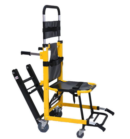 Safety Stair stretcher with four wheels easy to carry folding stretcher for hospital or personal foldable stretcher