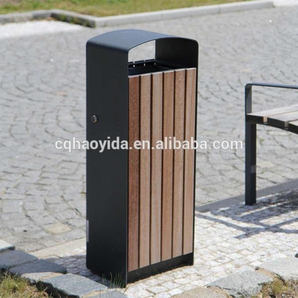 L350*W250*H930 MM 40L Galvanized Garden Waste Bin