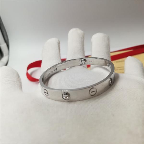 C   love bracelet 18k gold  white gold yellow gold rose gold bracelet  Jewelry factory in Shenzhen, China