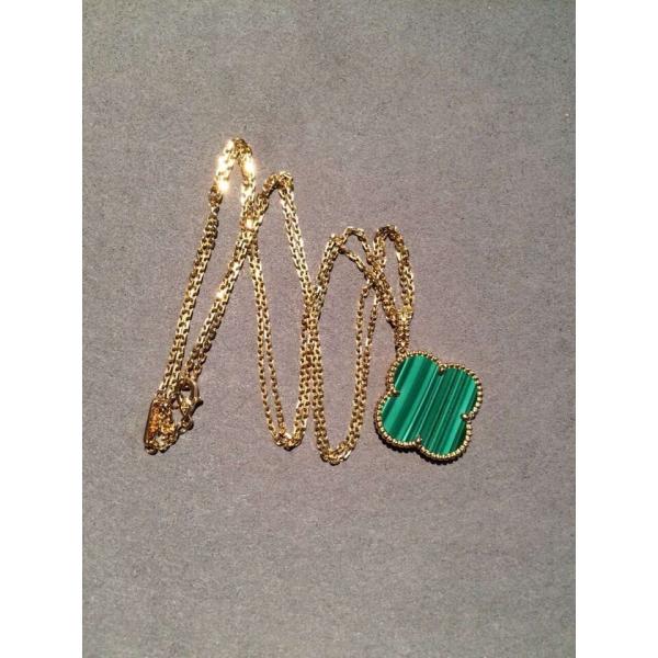 Shen zhen Jewelry Factory Highest Quality Vancleef&arpelsr Brand jewelry DesignMagic Alhambra long necklace, 1 motif , 1
