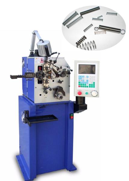High Efficiency Wire Bending Machine , Belleville Spring Coiling Machines With 2 Axis