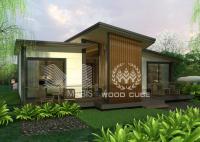 A casa pré-fabricada moderna ecológica dirige o uso altamente isolado rápido da família do conjunto