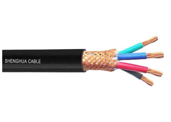 EMC Shielding Tinned Copper Braid Flexible Power Cable For Frequency Controlled Drives