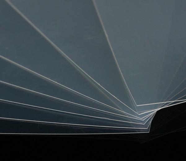 Clear Rigid PETG Plastic Sheet 0.75 mm