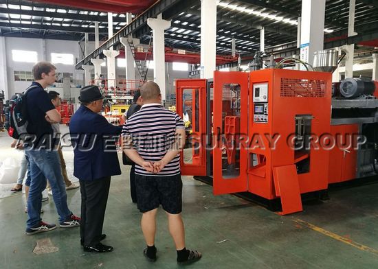 30.5KW HDPE Blow Moulding Machine LDPE Plastic Sea Ball Extrusion Blow Moulding Machine
