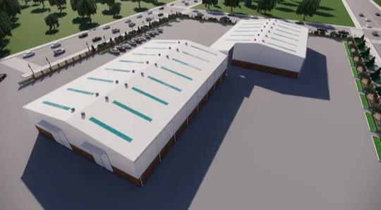 Pre Engineered ISO Certified Steel Structure Hangar For Commercial Aviation