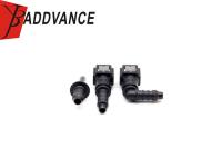 Cotovelo e linha de combustível reta conector de 6.3mm 6.3-ID6 de nylon da liberação rápida da mangueira