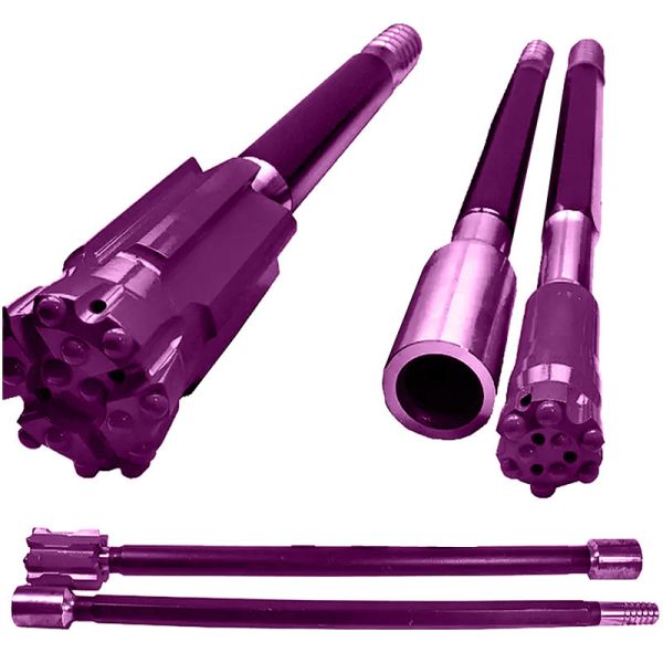 Rock Drill Rod Mining Drilling Tools T38 Top Hammer Threaded Extension Drill Rod